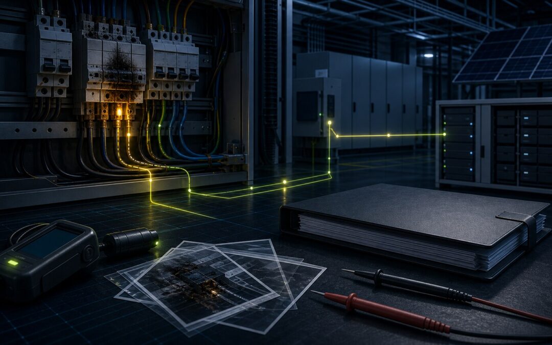 Technisches Versicherungsgutachten mit Elektroschaden, Beweiskette und Dokumentation